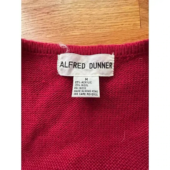 VINTAGE x Alfred Dunner Womans Vest Size M, Beaded, Holiday, Dressy, Buttons - Picture 5 of 5